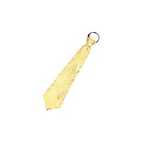 Cravate Sequins Or - 02391NO - Cravates