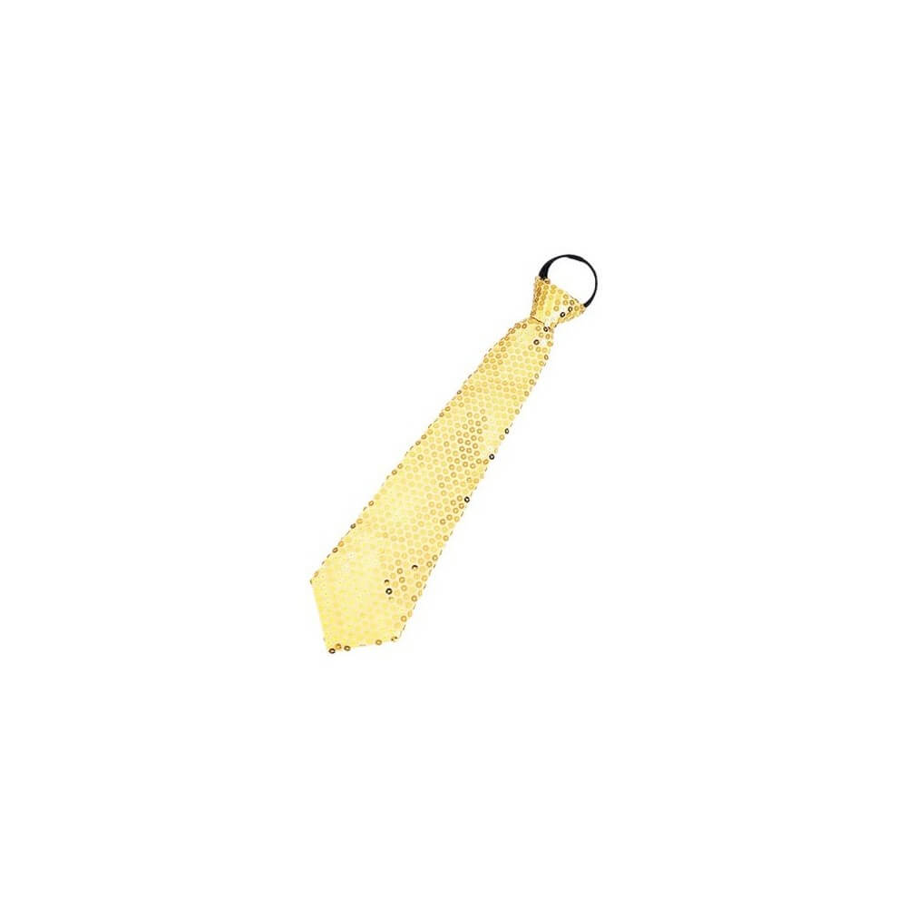 Cravate Sequins Or - 02391NO - Cravates