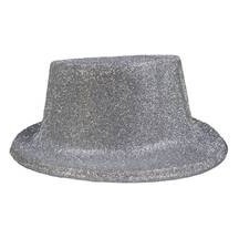 Chapeau Haut de Forme Argenté Adulte - 63551 - Chapeaux