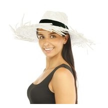 Chapeau de Paille Adulte Couleur Aléatoire - 64120 - Chapeaux