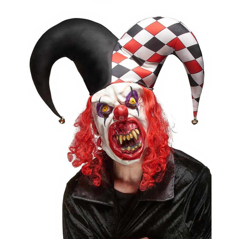 Masque Latex Joker Terrifiant Adulte Halloween - 80218 - Masques