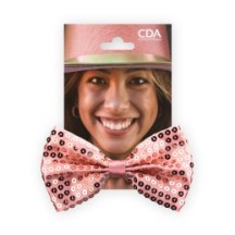 Noeud papillon sequin ROSEGOLD - 02391ROG - Cravates