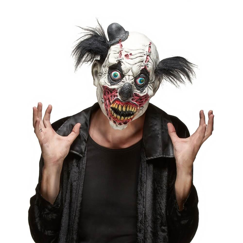Masque Latex Clown Sanglant Adulte Halloween - 80217 - Masques