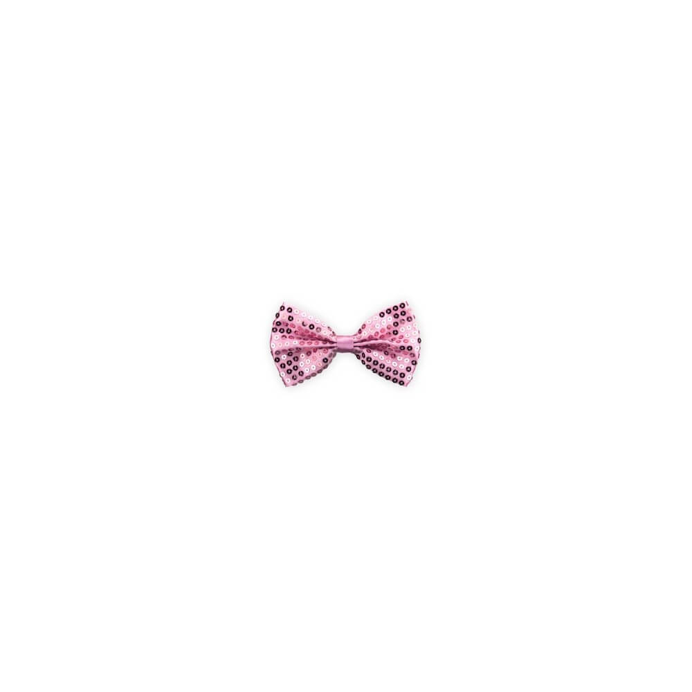 Nœud Papillon Sequin Rose - 02391RO - Cravates