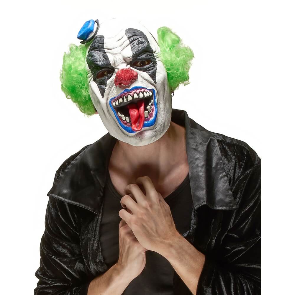 Masque Latex Clown Terrible Adulte Halloween - 80216 - Masques