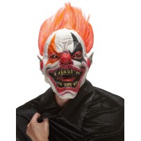 Masque Latex Clown de l’Enfer Adulte Halloween - 80192 - Masques