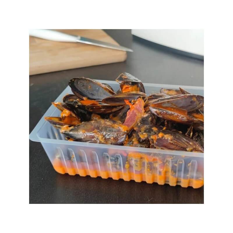 Barquette Charcutière Plastique Translucide 1000 mL (1 L) – PS – Lot de 250 - I20022 - Barquettes & Contenants