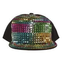 Casquette Bling-Bling Multicolore Adulte - 66640 - Chapeaux