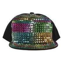 Casquette Bling-Bling Multicolore Adulte - 66640 - Chapeaux