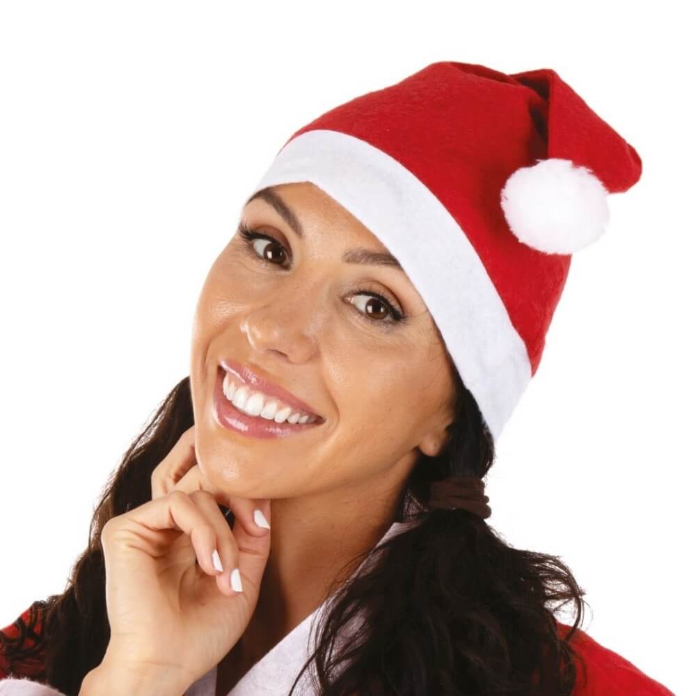 Bonnet Père Noël Adulte - 68005 - Chapeaux