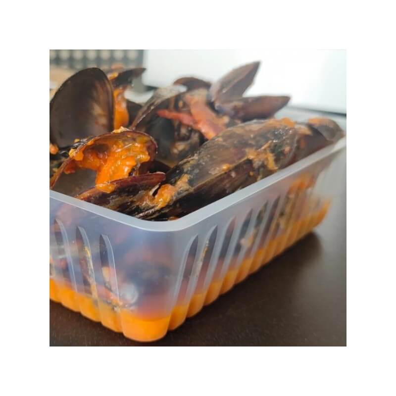 Barquette Charcutière Plastique Translucide 1500 mL (1,5 L) – PS – Lot de 250 - I20023 - Barquettes & Contenants