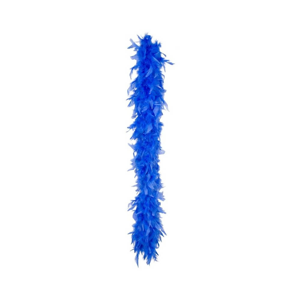 Boa Plumes Bleu Marine 1m80 50g Pas Cher | Fiesta Factory