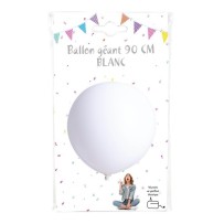 Ballon Géant Blanc 90 cm Décoration | Fiesta Factory