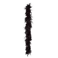 Boa Plumes Noir 1m80 50g Pas Cher | Fiesta Factory