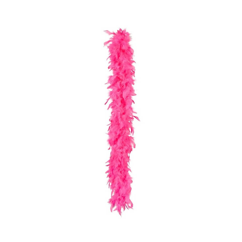 Boa Plumes 1m80 50g Rose – Accessoire Déguisement Festif - B52707 - Boas en Plumes
