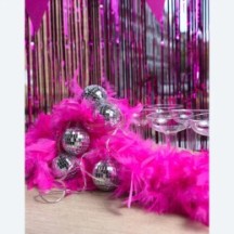 Boa Plumes 1m80 50g Rose – Accessoire Déguisement Festif - B52707 - Boas en Plumes