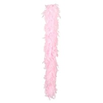 Boa Plumes Rose Pâle 1m80 50g Pas Cher | Fiesta Factory
