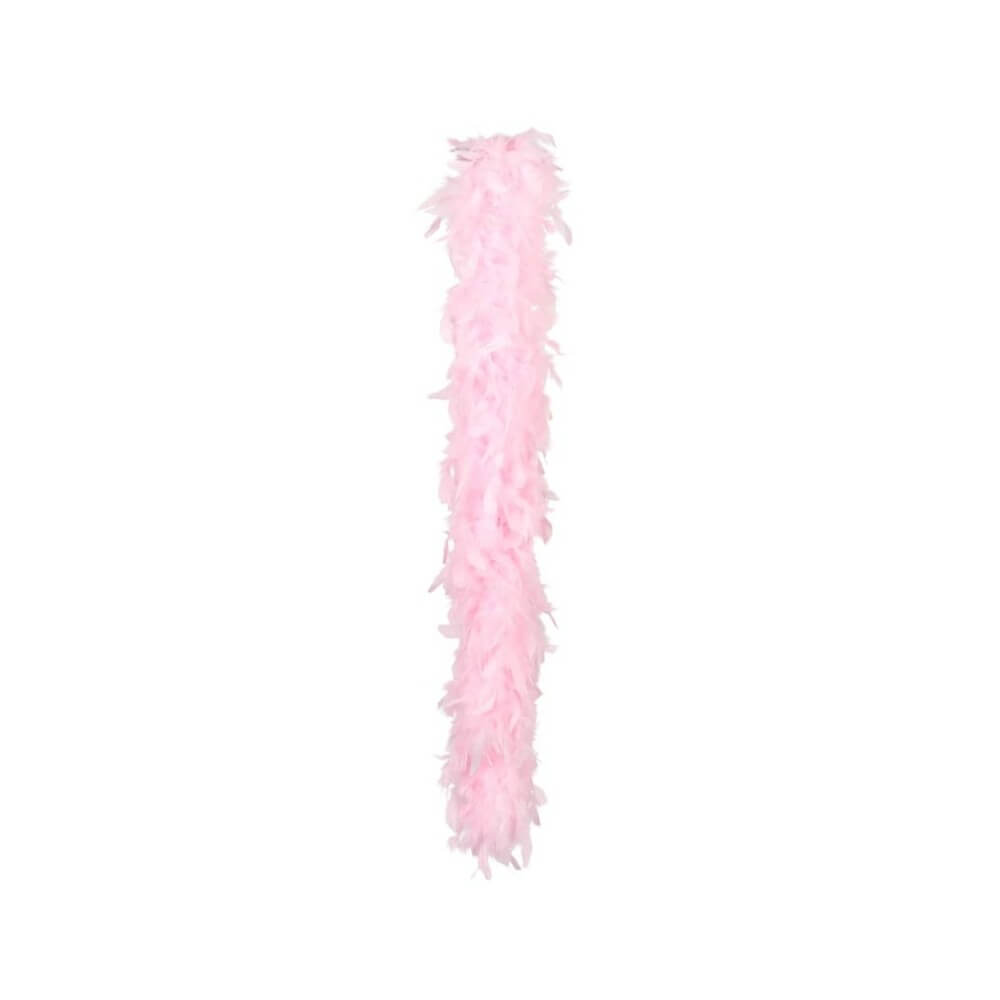 Boa Plumes 1m80 50g Rose Pâle – Accessoire Élégant - B52709 - Boas en Plumes