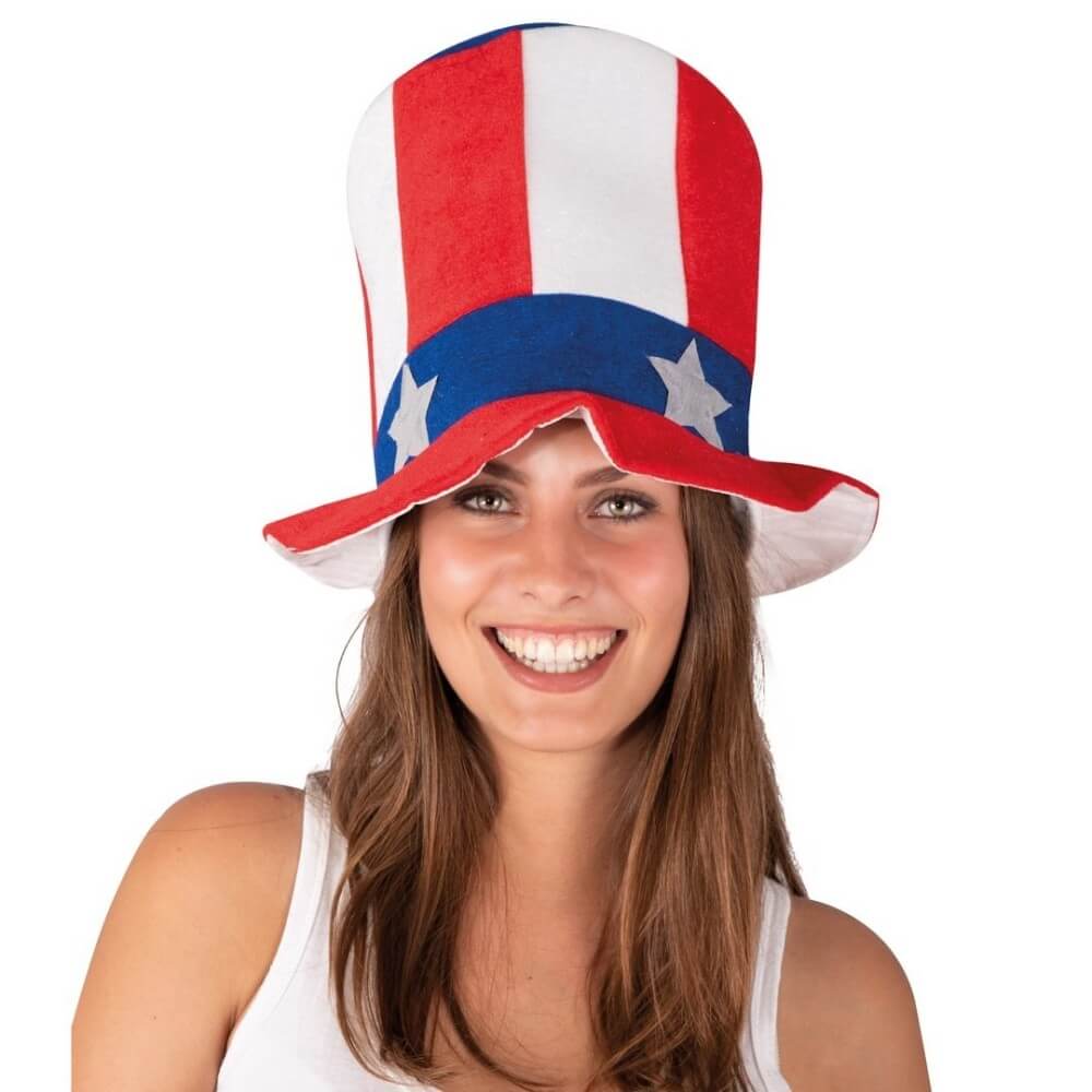 Chapeau Haut de Forme Américain Adulte - 71520 - Chapeaux