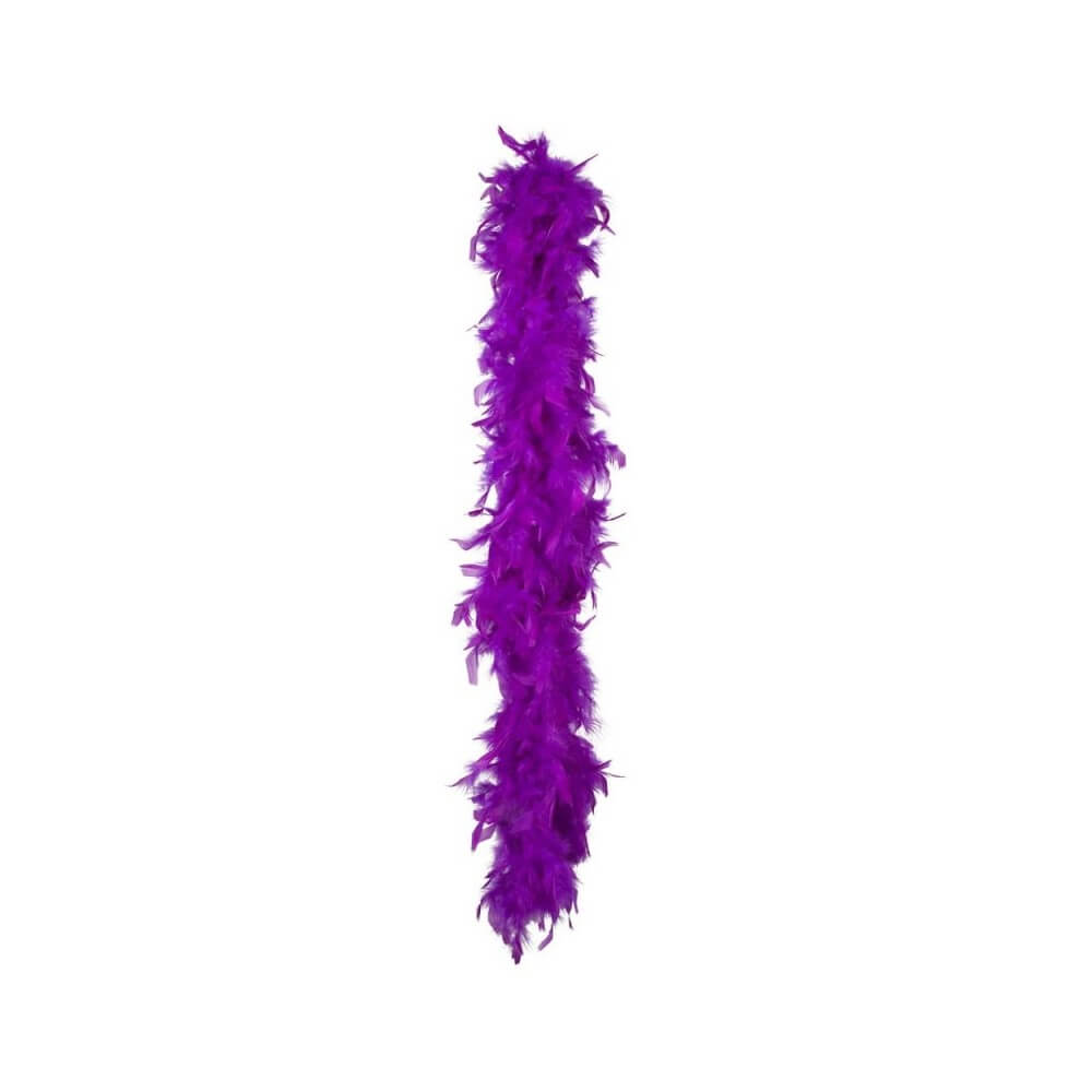 Boa Plumes 1m80 50g Violet – Accessoire Déguisement Élégant - B52708 - Boas en Plumes