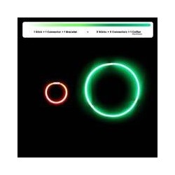 Bracelets fluorescents Lot de 100 - 14700 - Accessoires Fluo & Lumineux