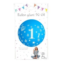Ballon Géant Chiffre 1 90 cm Anniversaire | Fiesta Factory