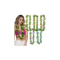 Collier Hawaïen Lulani 5 Couleurs Aléatoires Pas Cher | Fiesta Factory