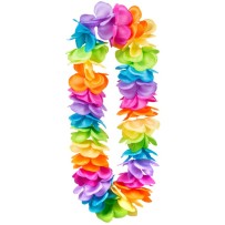 Collier Hawaïen Rainbow Luxe XL Pas Cher | Fiesta Factory