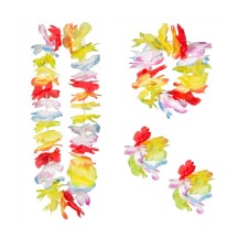 Set Hawaïen Tropical Bandeau Collier Bracelets | Fiesta Factory