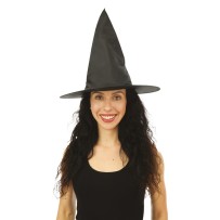 Chapeau de sorcière adulte noir pas cher – Accessoire Halloween | Fiesta Factory