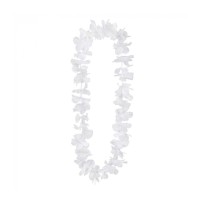 Collier de Bienvenue Luxe Blanc Pas Cher | Fiesta Factory