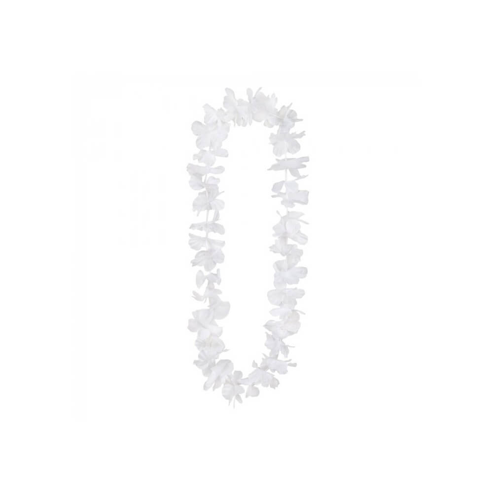 Collier de Bienvenue Luxe Blanc – Fleurs Tropicales - B52340 - Colliers & Colliers de Fleurs