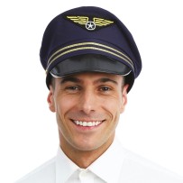 Casquette pilote de l’air adulte pas cher – Accessoire aviateur | Fiesta Factory