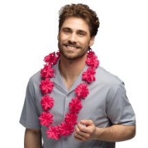 Collier Hawaïen Aloha – 6 Couleurs Aléatoires - B52406 - Colliers & Colliers de Fleurs