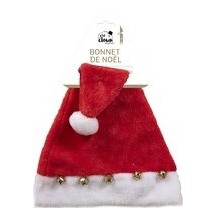 Bonnet de Noël avec Grelots – Adulte - 75750 - Chapeaux
