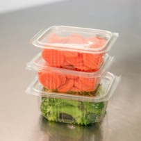 Barquettes Traiteur avec Couvercle Attenant en PET – 250 à 1000 mL – Paquet de 50 - I20000 - Barquettes & Contenants