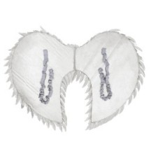 Ailes d’Ange Glam Argent 50 x 55 cm - B52885 - Ailes & Capes