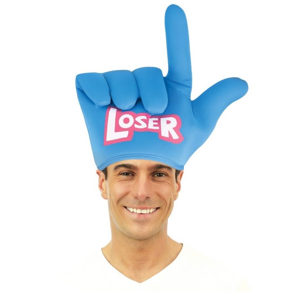 Chapeau Main Loser Adulte pas cher | Fiesta Factory