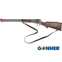 Fusil cow-boy 8 coups effet acier pas cher | Fiesta Factory