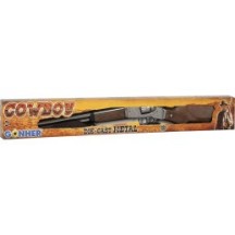 Fusil de Cow-boy 8 Coups en Acier – Accessoire Déguisement - 48004 - Armes factices