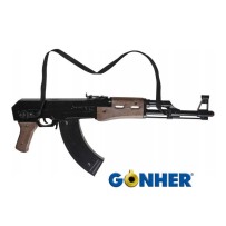Fusil AK47 noir 8 coups 60 cm accessoire déguisement pas cher | Fiesta Factory