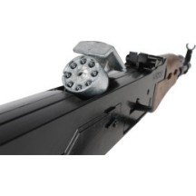 Fusil d’Assaut AK47 Noir 8 Coups 60 cm – Accessoire Déguisement - 48007 - Armes factices