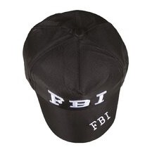 Casquette FBI noire adulte - 81270 - Chapeaux