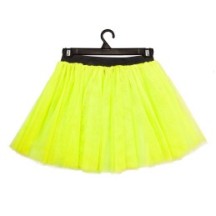 Tutu en Tulle Jaune Fluo Néon - B01702 - Costumes adulte