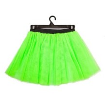 Tutu en Tulle Vert Fluo Néon - B01703 - Costumes adulte