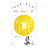Ballon géant chiffre 8 90 cm pas cher – Fiesta Factory à petit prix