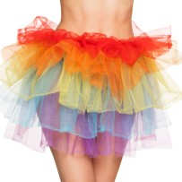 Jupon Arc-en-ciel Pas Cher Multicolore | Fiesta Factory