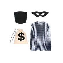Set Cambrioleur Costume Voleur Pas Cher | Fiesta Factory