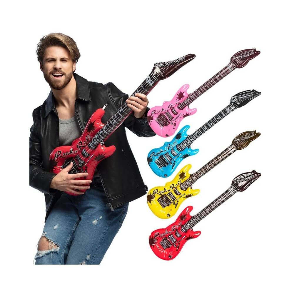 Guitare Gonflable 106 cm – Couleur Aléatoire - B02801 - Ballons Géants
