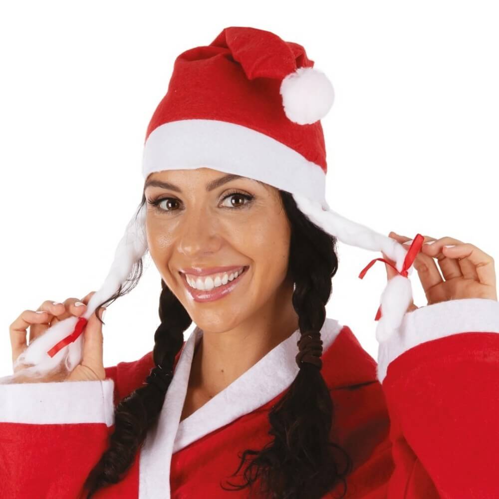 Bonnet Mère Noël adulte - 90890 - Chapeaux